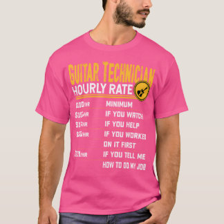 Camiseta Tasa de guitarra por hora - Graciosa Guitar Tech
