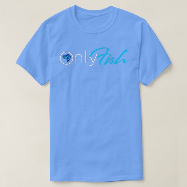 Camiseta Tasa de pesca sólo para peces (Diseño del anverso)