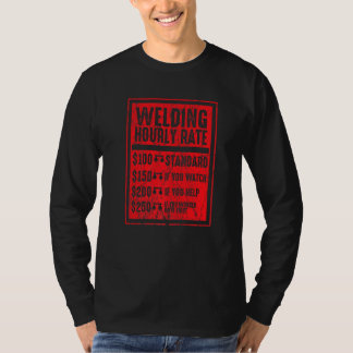 Camiseta Tasa de soldadura por hora