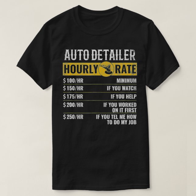 Camiseta Tasa de tiempo de desactivación automática, detall (Diseño del anverso)