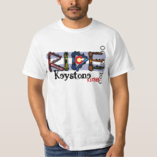 Camiseta Tasa de valor de snowboard de Ride Keystone Colora