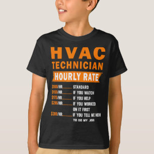 Camiseta Tasa Horaria de Técnico de Caire Acondicionado Chi