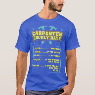Camiseta Tasa horaria del carpintero