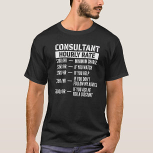 Camiseta Tasa horaria del consultor