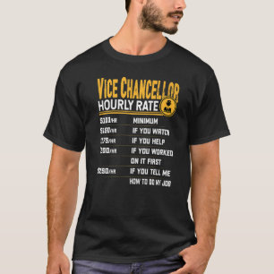 Camiseta Tasa horaria del vicecanciller