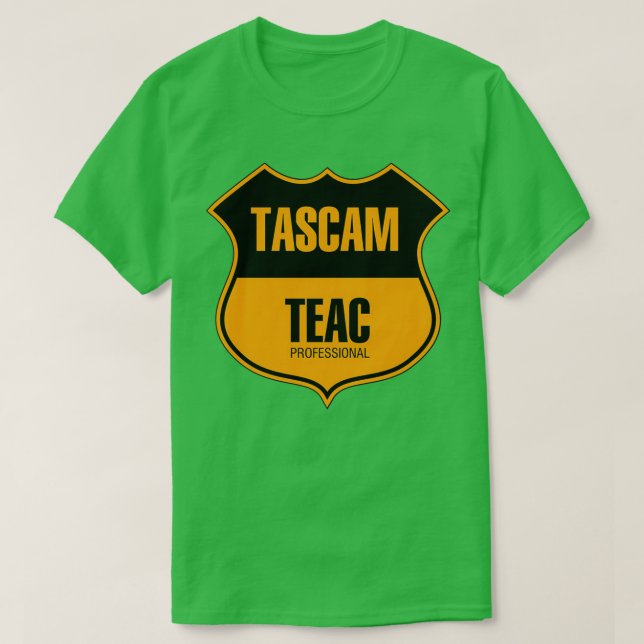 Camiseta Tascam Teac Profesional (Diseño del anverso)
