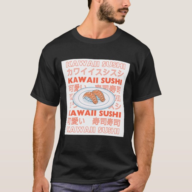Camiseta Taste of Japan Text & Sushi (Anverso)