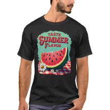 Camiseta Taste Summer Flavor Sandía 