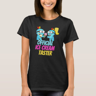 Camiseta Taster oficial de crema de hielo