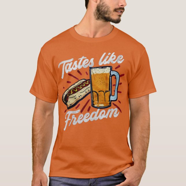Camiseta Tastes Like Freedom (Anverso)