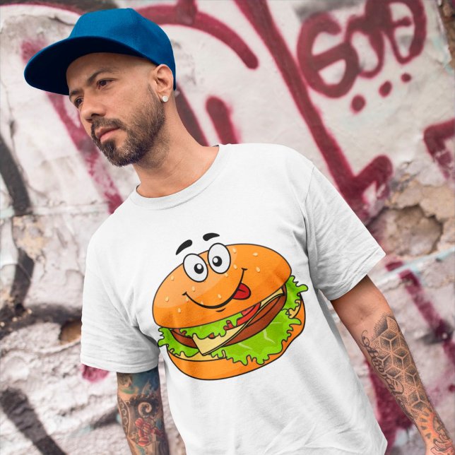 Camiseta Tasty Hamburger T-Shirt (Subido por el creador)
