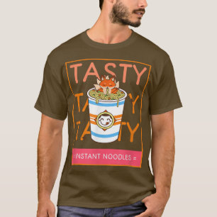 Camiseta Tasty Ramen Instant Noodle Fox Kawaii