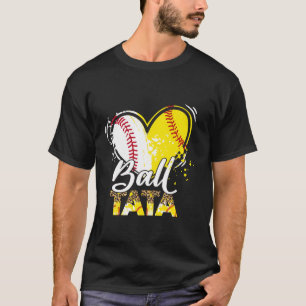 Camiseta Tata de ambos deportes de béisbol de béisbol de pa