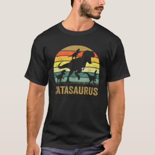 Camiseta Tata Dinosaur T Rex Tatasauro 3 niños Partida fami