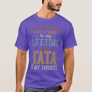 Camiseta Tata es mi nombre favorito Día del Padreatos amigo