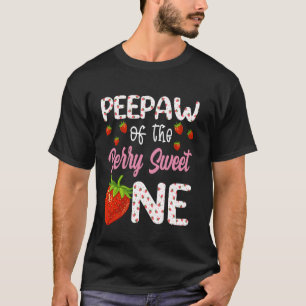 Camiseta Tatarabuelo De La Fresa Dulce De La Primera Naci