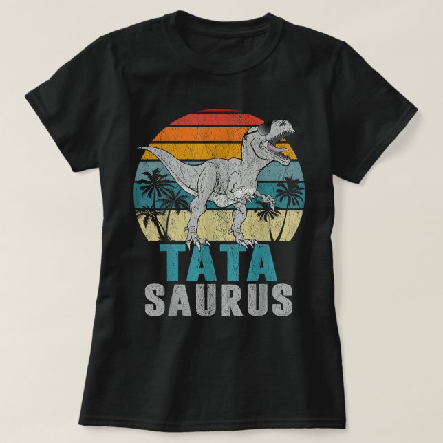 Camiseta Tatasaurus T Rex Dinosaur Tata Saurus Día del Padr (Diseño del anverso)