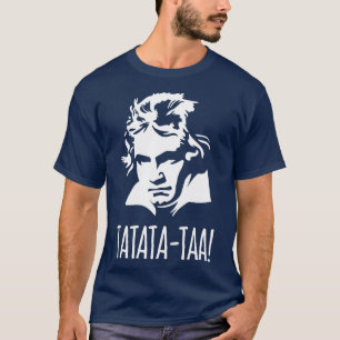 Camiseta Tatatataa Funny Ludwig van Beethoven 5ª Sinfonía