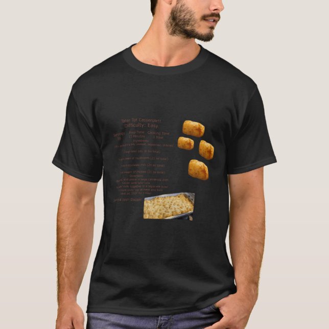 Camiseta Tater Tot Casserole (Anverso)