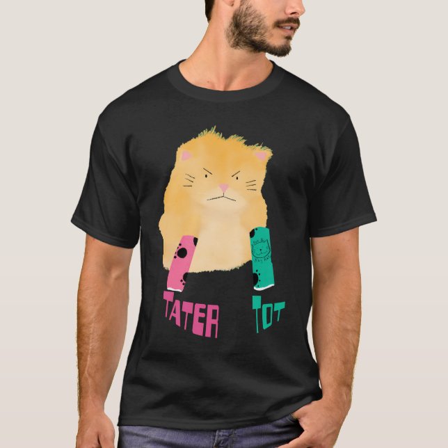 Camiseta tater tot cat (Anverso)