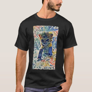 Camiseta Tater Tot Cat en el estilo de pintura Matisse