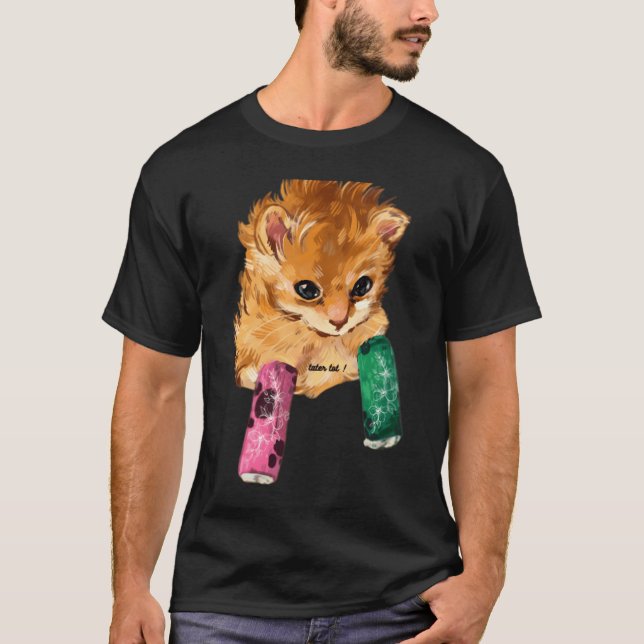 Camiseta tater tot cat Tater Tot The Cat Tater Tot Bonkers (Anverso)