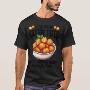 Camiseta Tater Tots Costume Snack Tater Tots Ventilador Fre