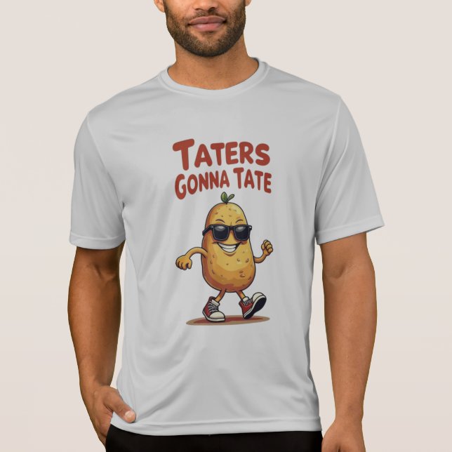 Camiseta Taters se va a comer - Graciosa Actitud De La Papa (Anverso)