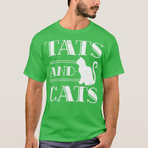Camiseta Tats And Cats Retro Ink Tattoo