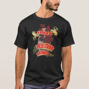 Camiseta Tatto de cráneo y rosas rojas de Value Stream Mana