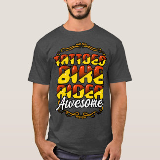 Camiseta Tattoed Bikerider Awesome