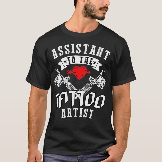 Camiseta Tattoo Artist Assistant Inking Pen Machine Tattooi (Anverso)