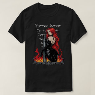 Camiseta Tattoo Artist Body Art Tatt Shop Parlour Clothing