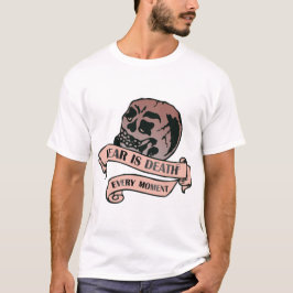 Camiseta tattoo crane tete de mort fear is death every mome