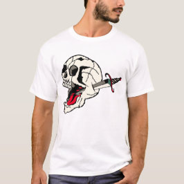 Camiseta Tattoo crane transperce dague tete de mort old sch