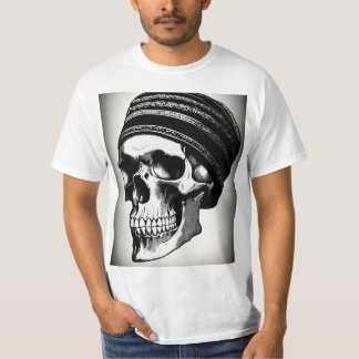 Camiseta Tattoo de Rock 'n Roll Skull