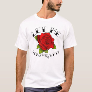 Camiseta Tattoo Flash Art Style Rosa T