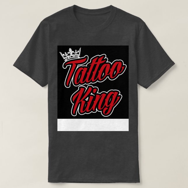Camiseta Tattoo King negro (Diseño del anverso)