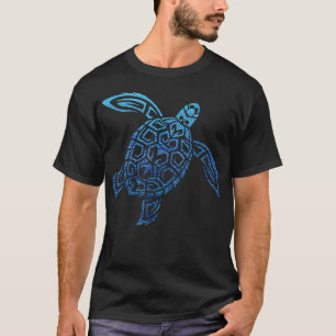 Camiseta Tattoo Pacif Tribal de Tortuga del Mar de Hawái