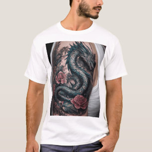 Camiseta "Tattoo Snake Art T shirt,