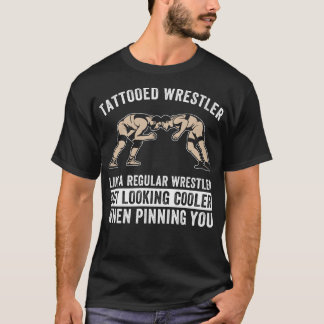 Camiseta Tattooed Wrestler Funny Wrestling Wrestling Para H