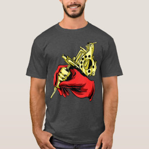 Camiseta Tatuador Tattooist Tattoo Master Machine Ink