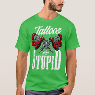 Camiseta Tatuaje Artista Cuerpo Arte Tinta Salón Tattoos Ar