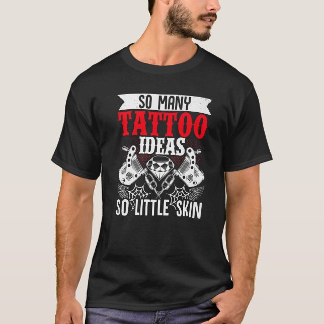 Camiseta Tatuaje Artista Tantas Ideas De Tatuaje Tan Pequeñ (Anverso)