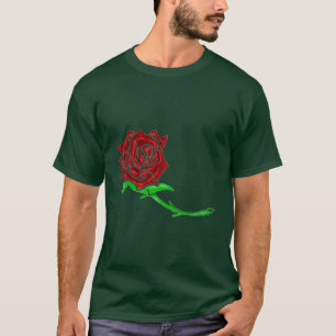 Camiseta Tatuaje color de rosa