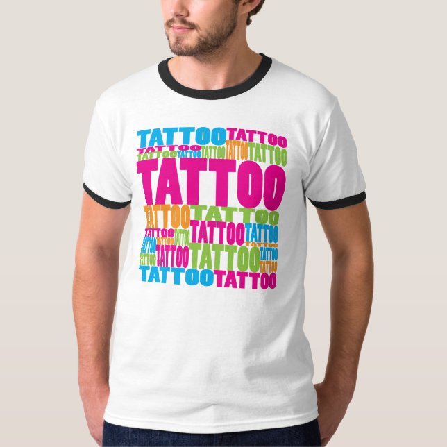 Camiseta Tatuaje colorido (Anverso)