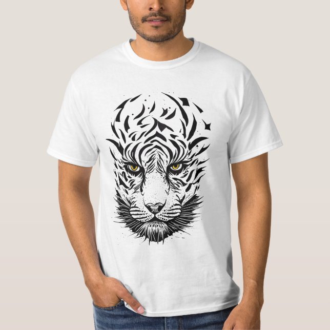 Camiseta Tatuaje de arte sobre el Ilustracion natural de an (Anverso)