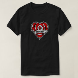 Camiseta Tatuaje de corazón Rosa - Crea tu propio