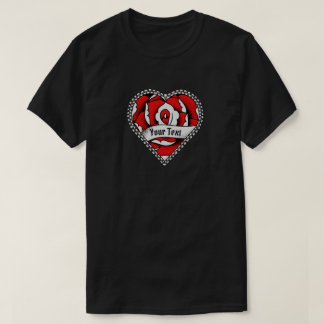 Camiseta Tatuaje de corazón Rosa - Crea tu propio