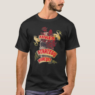 Camiseta Tatuaje de cráneo y rosas rojas con tinta de anali